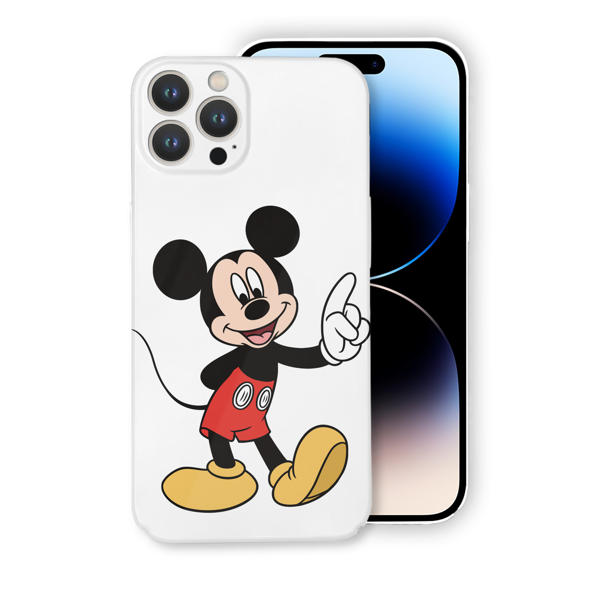 （画像用） ミッキーマウス Mickey Mouse 【iPhone 14シリーズ対応】ハードケース